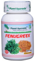 Planet Ayurveda Fenugreek Kapsule (Senovka gr&#xE9;cka) 500mg 60 kaps&#xFA;l