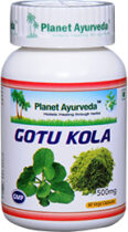 Planet Ayurveda Gotu Kola Kapsuly 500mg 60 kaps&#xFA;l