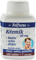 MedPharma Krem&#xED;k, biot&#xED;n, sel&#xE9;n PABA 30mg 107 tabliet