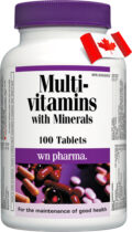 Webber Naturals MultiVitam&#xED;n s Miner&#xE1;lmi 100 tabliet